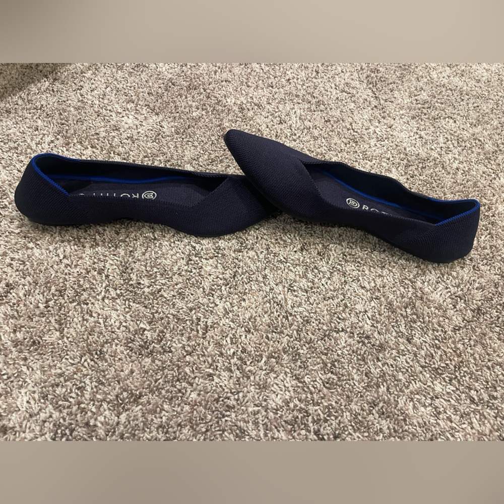 Rothy’s The Point Navy Women’s Size 10.5 - Picture 6 of 9